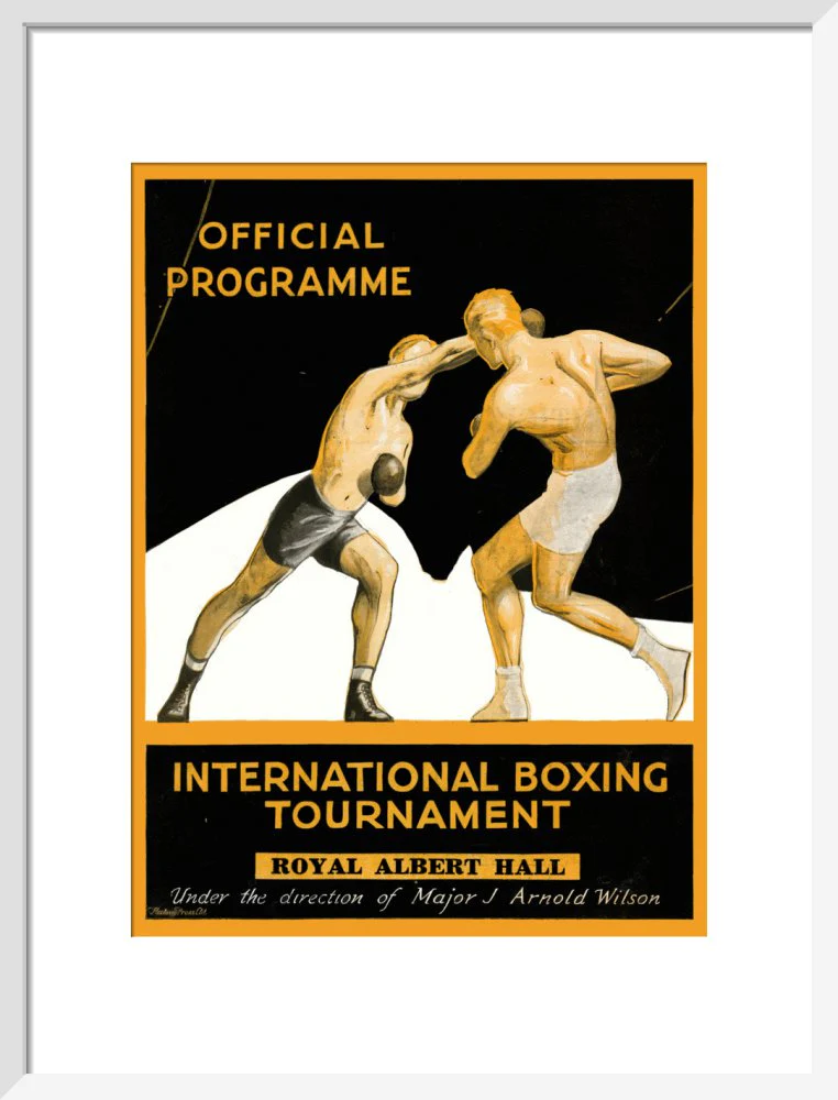 International Boxing Tournament Programme Art Print - Image 10
