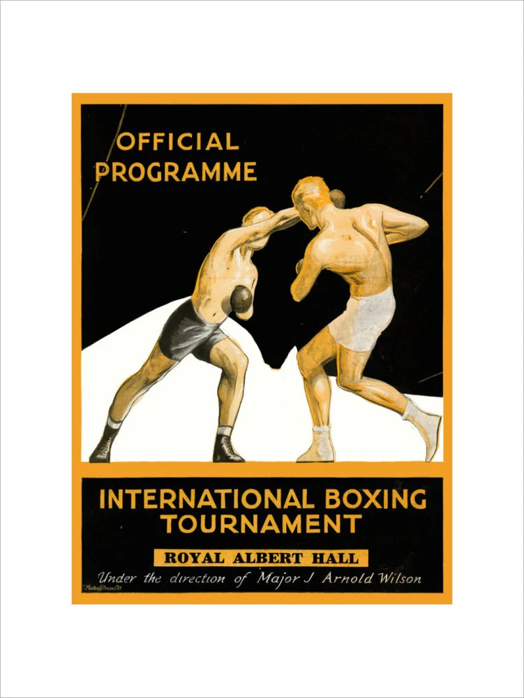 International Boxing Tournament Programme Art Print - Image 18