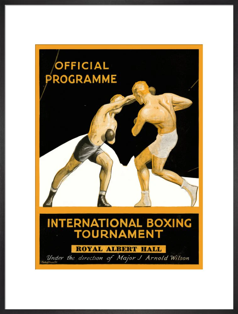 International Boxing Tournament Programme Art Print - Image 19