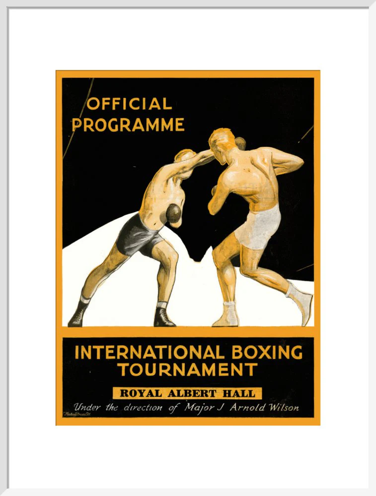 International Boxing Tournament Programme Art Print - Image 20