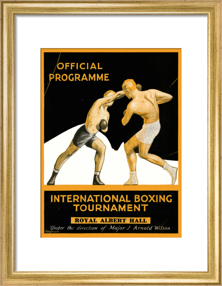 International Boxing Tournament Programme Art Print - Image 25