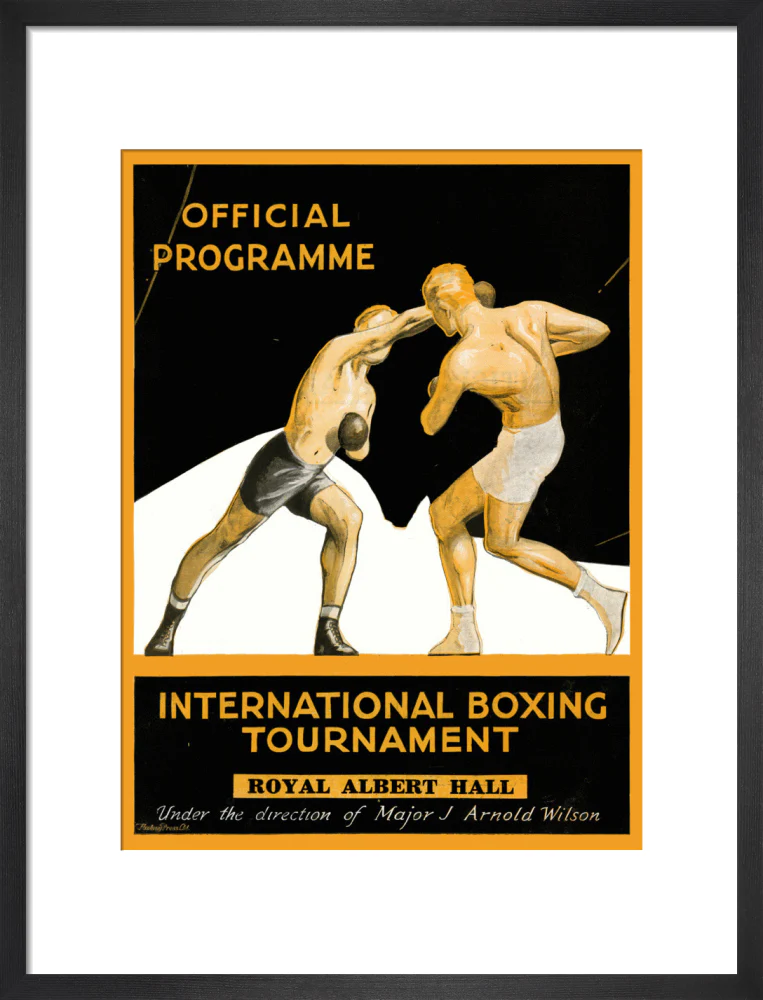 International Boxing Tournament Programme Art Print - Image 28