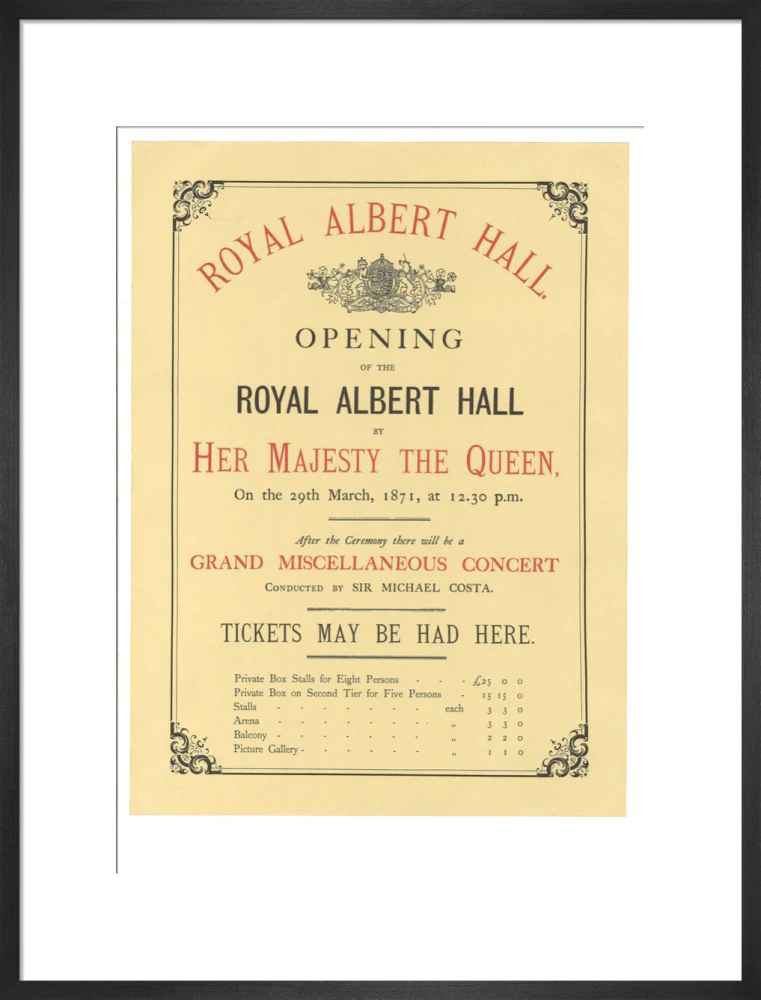 Opening of the Royal Albert Hall Art Print - Image 12