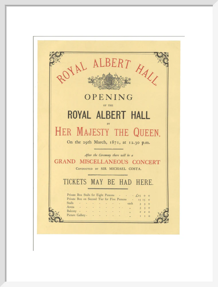 Opening of the Royal Albert Hall Art Print - Image 13