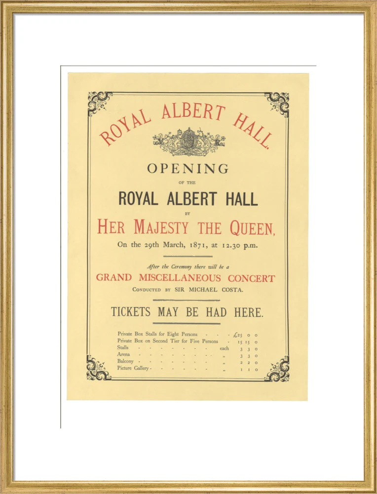 Opening of the Royal Albert Hall Art Print - Image 14