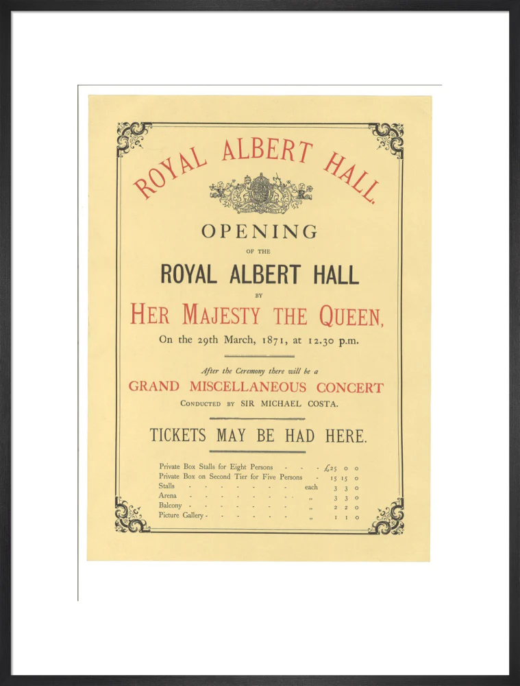 Opening of the Royal Albert Hall Art Print - Image 17
