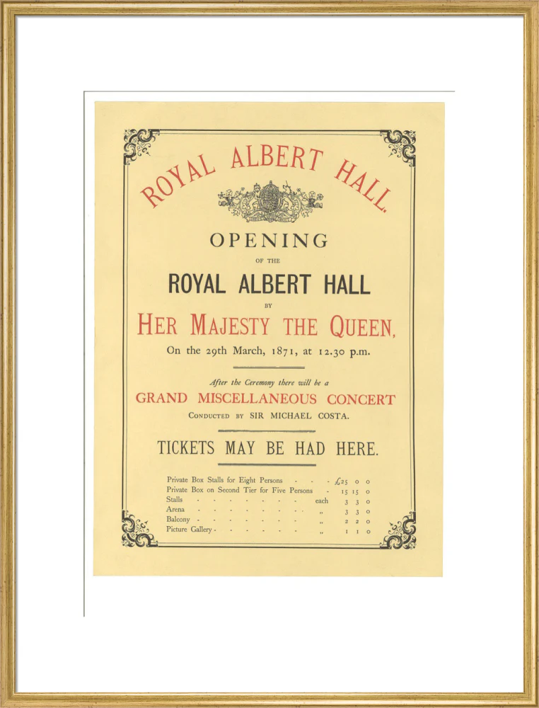 Opening of the Royal Albert Hall Art Print - Image 19