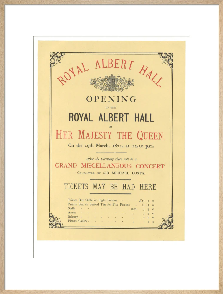 Opening of the Royal Albert Hall Art Print - Image 20