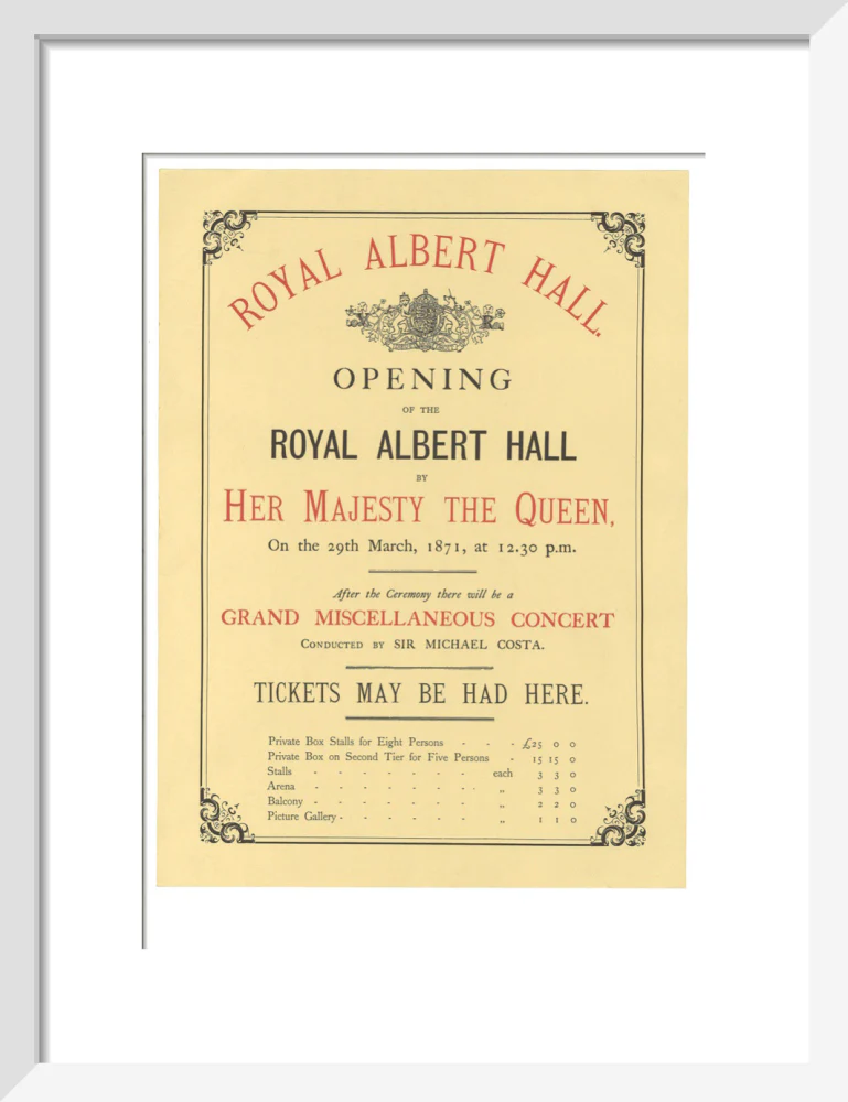 Opening of the Royal Albert Hall Art Print - Image 3