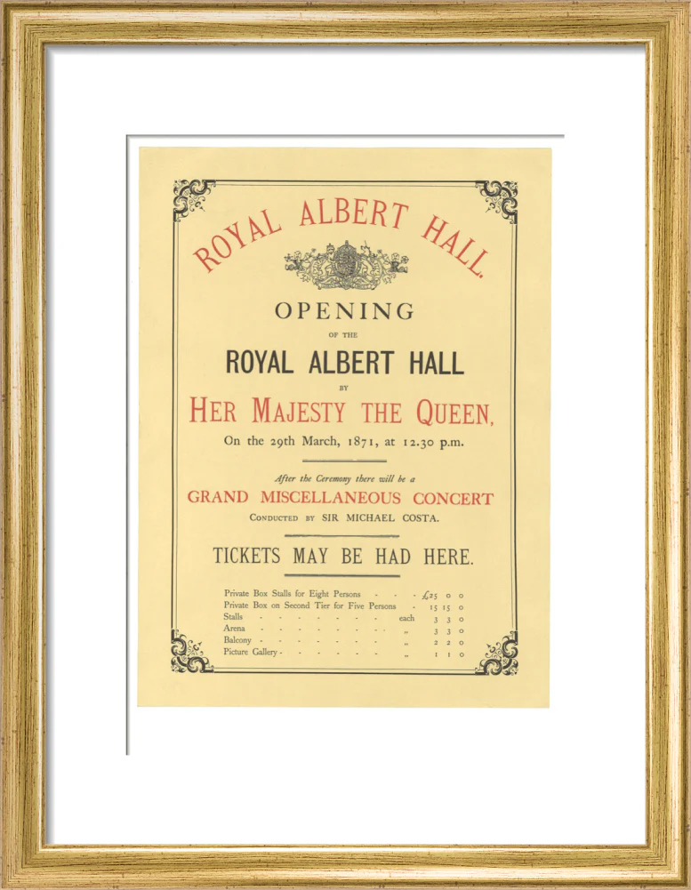Opening of the Royal Albert Hall Art Print - Image 4