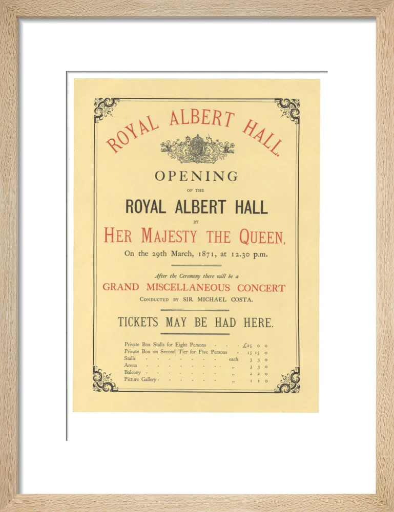 Opening of the Royal Albert Hall Art Print - Image 5