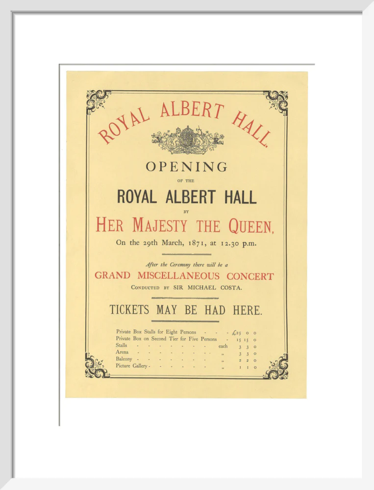 Opening of the Royal Albert Hall Art Print - Image 8