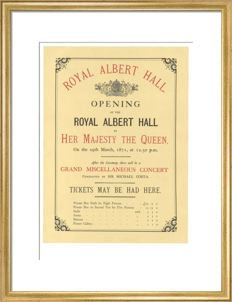 Opening of the Royal Albert Hall Art Print - Image 9