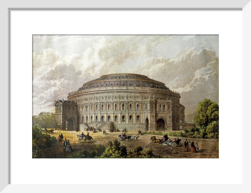 Construction Illustration of the Royal Albert Hall Art Print - Image 24