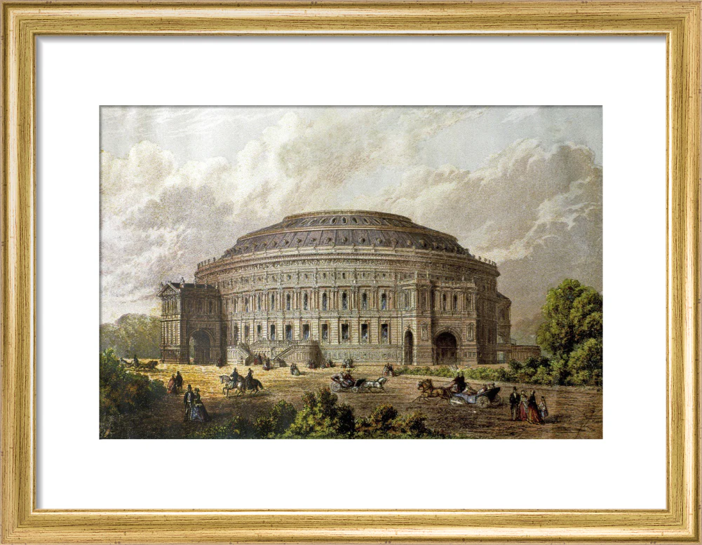 Construction Illustration of the Royal Albert Hall Art Print - Image 25