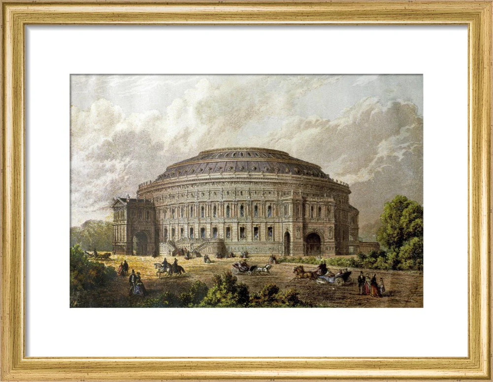 Construction Illustration of the Royal Albert Hall Art Print - Image 6