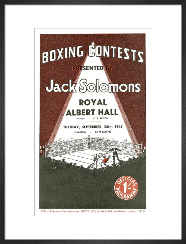 Boxing Contests 1945 Art Print - Image 14