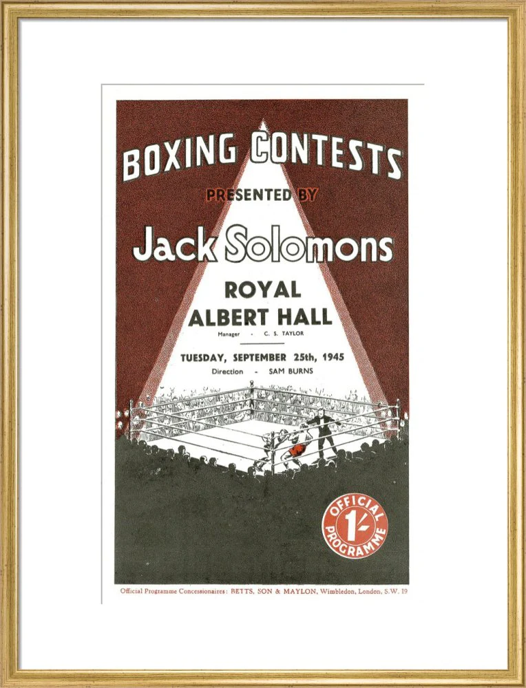 Boxing Contests 1945 Art Print - Image 16