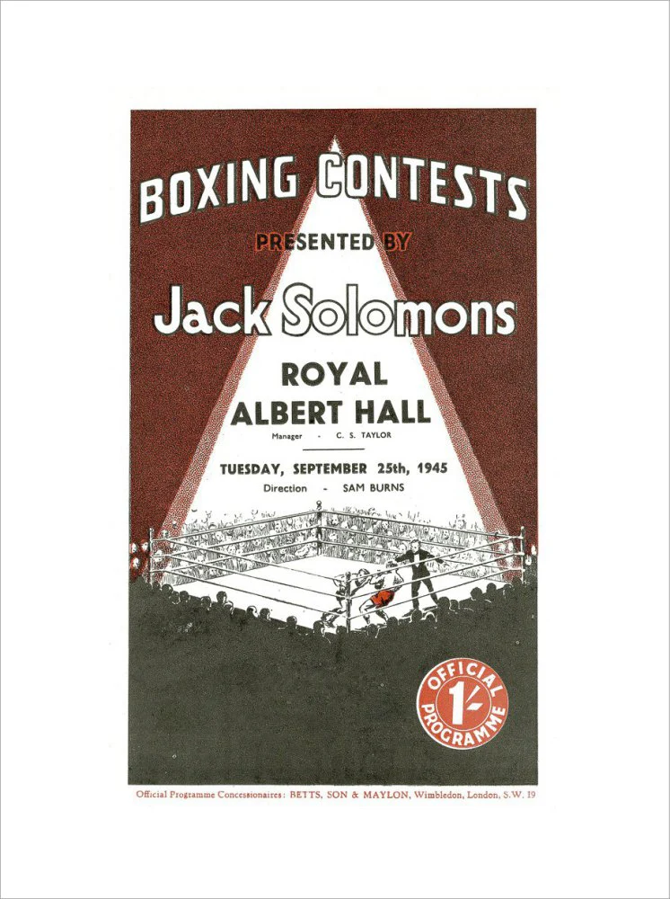 Boxing Contests 1945 Art Print - Image 18