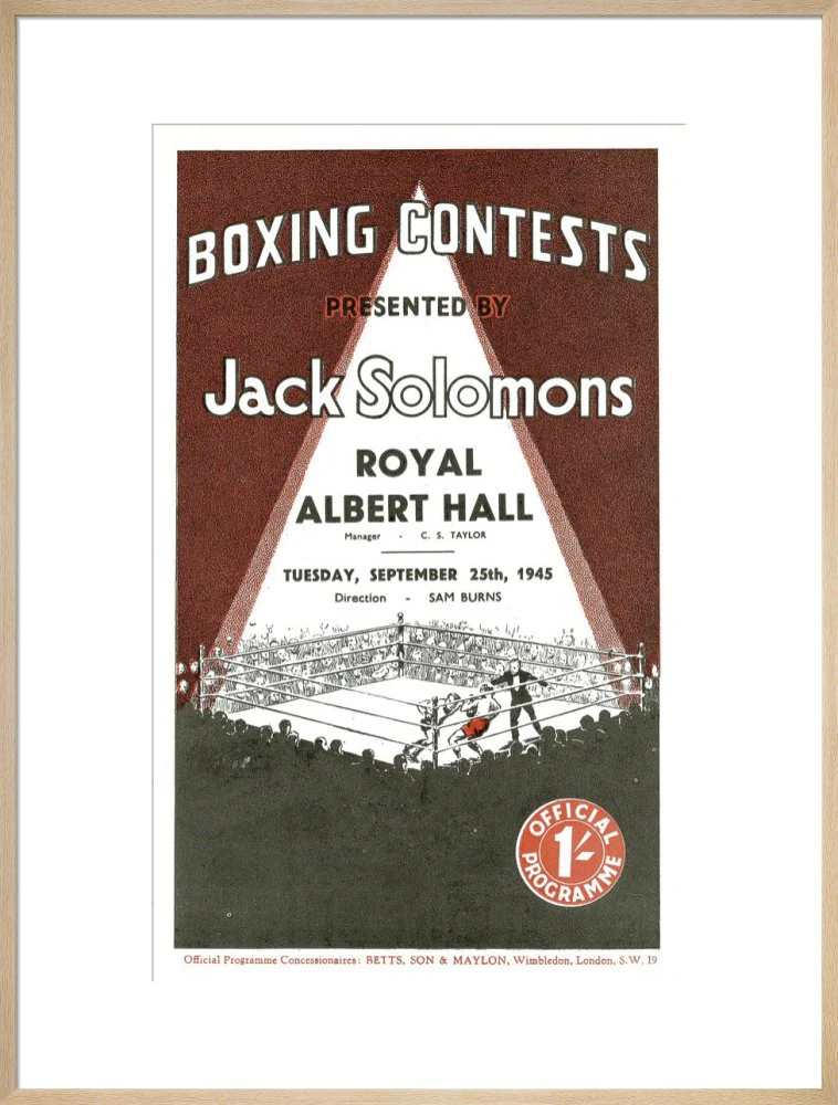 Boxing Contests 1945 Art Print - Image 22