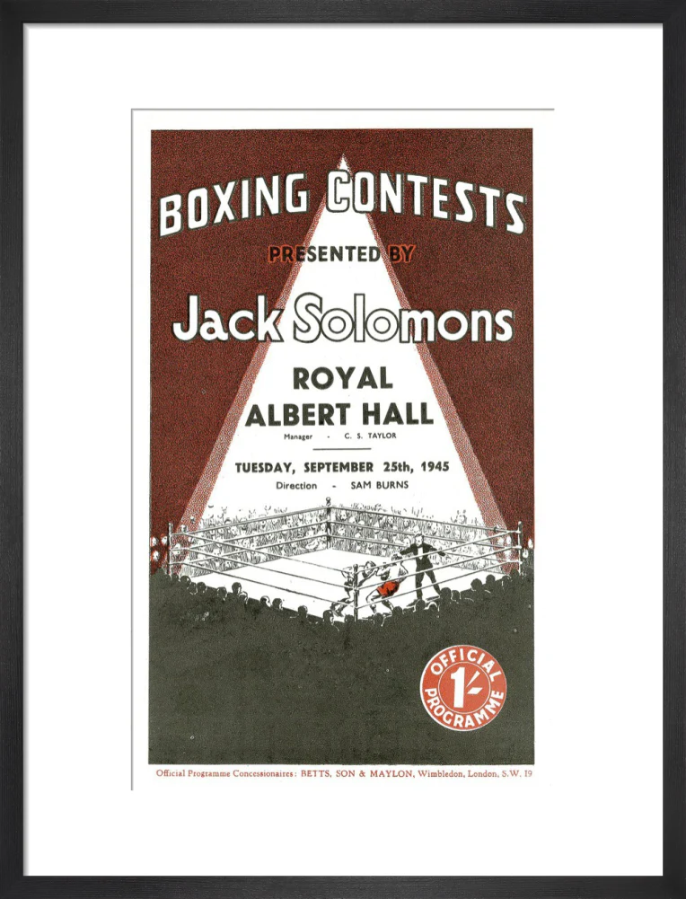 Boxing Contests 1945 Art Print - Image 28