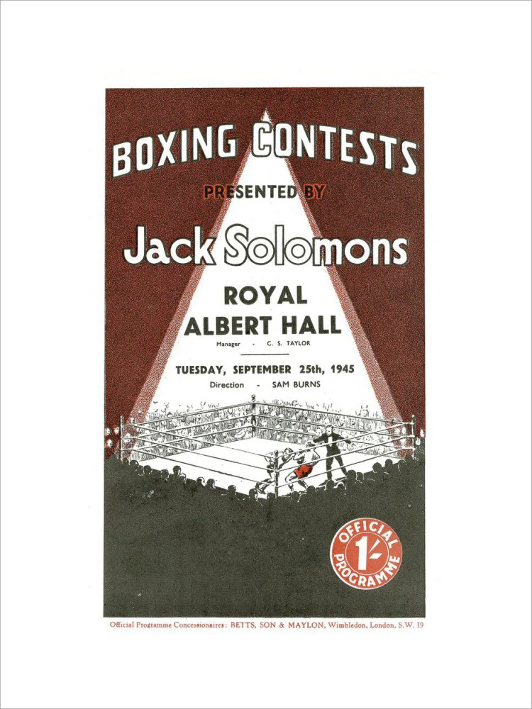 Boxing Contests 1945 Art Print - Image 3