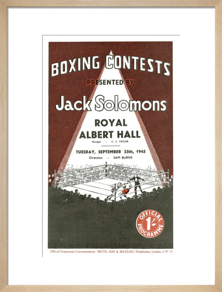 Boxing Contests 1945 Art Print - Image 31