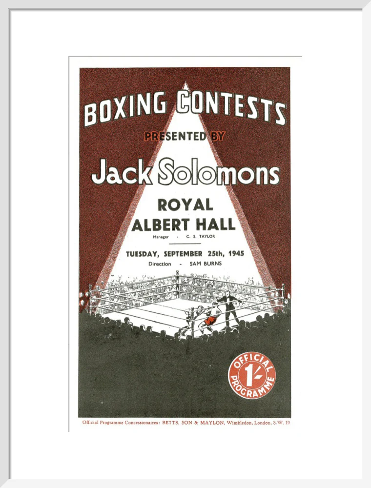 Boxing Contests 1945 Art Print - Image 34