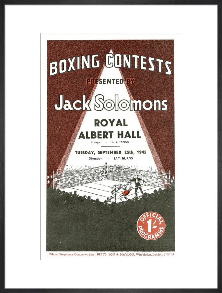 Boxing Contests 1945 Art Print - Image 38