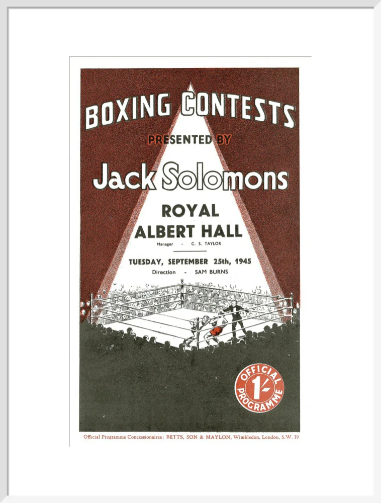 Boxing Contests 1945 Art Print - Image 39