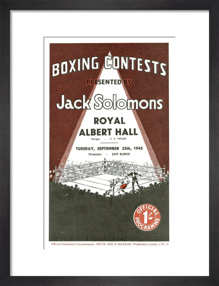 Boxing Contests 1945 Art Print - Image 4