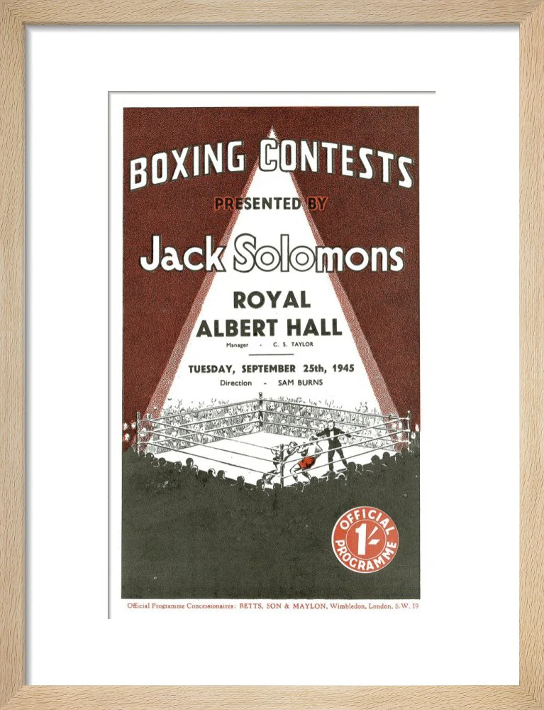 Boxing Contests 1945 Art Print - Image 7