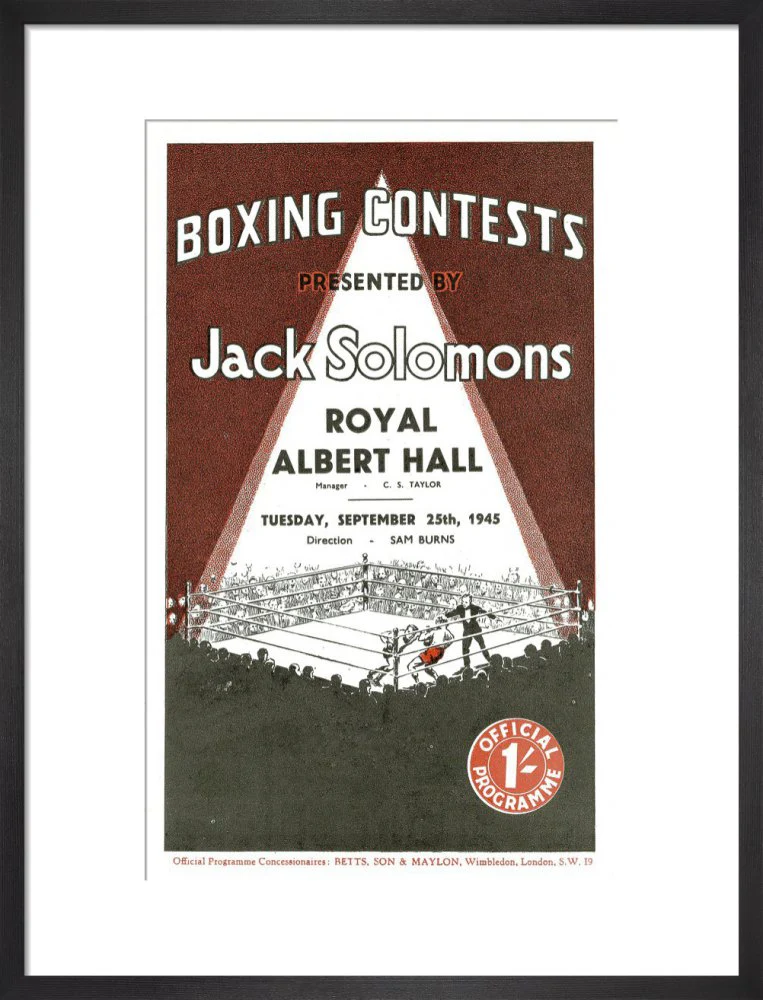 Boxing Contests 1945 Art Print - Image 9