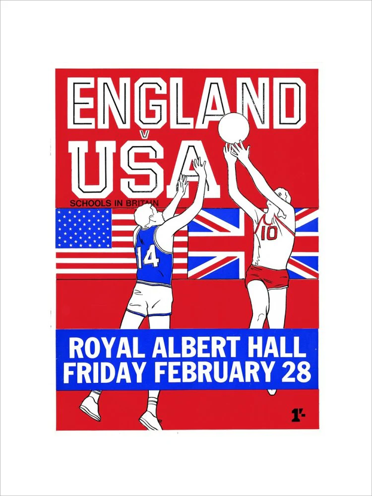 English Schools Basketball Tournament Art Print - Image 23