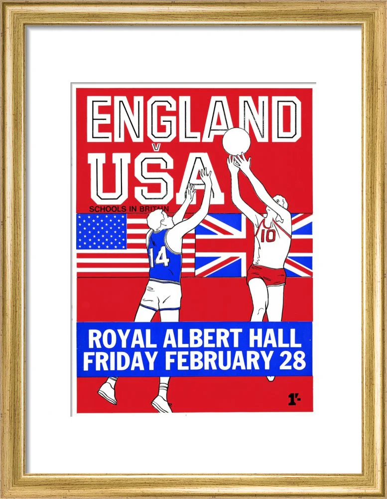 English Schools Basketball Tournament Art Print - Image 6