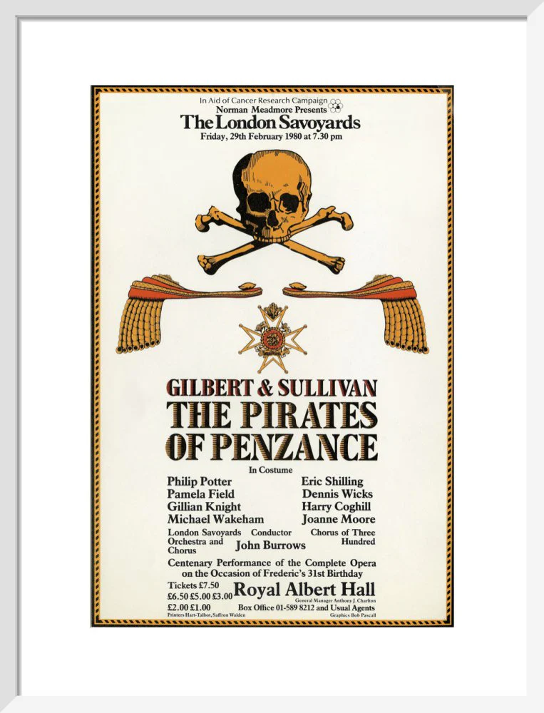 Gilbert & Sullivan's 'The Pirates of Penzance' Art Print - Image 10