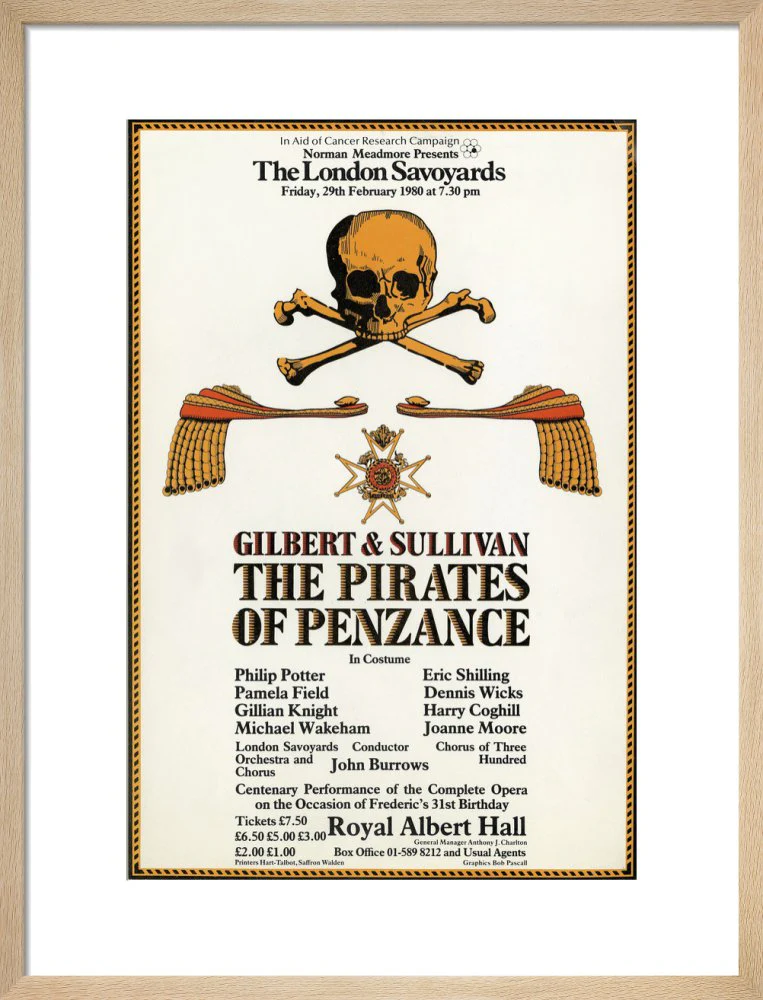 Gilbert & Sullivan's 'The Pirates of Penzance' Art Print - Image 12