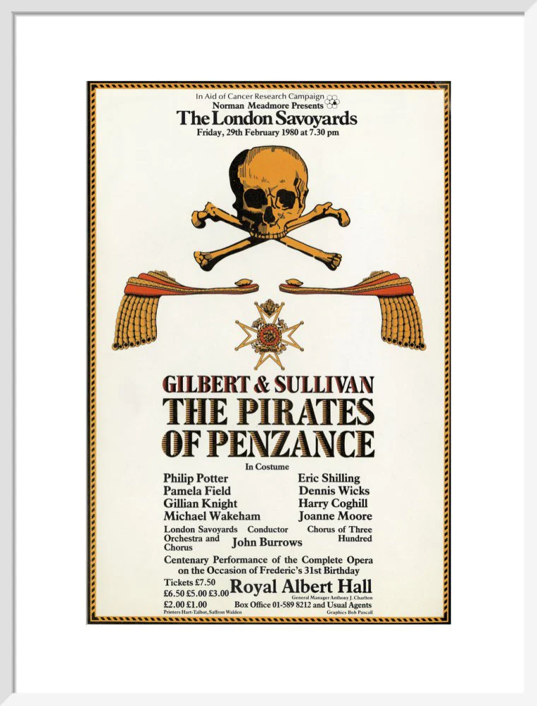 Gilbert & Sullivan's 'The Pirates of Penzance' Art Print - Image 15