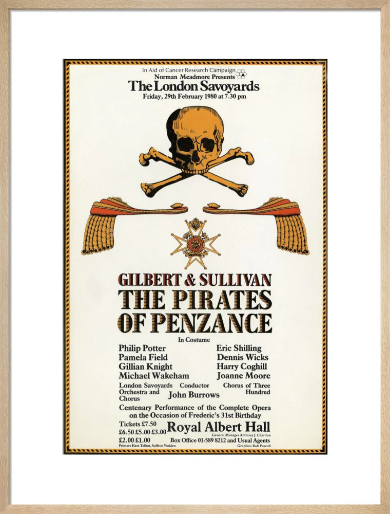 Gilbert & Sullivan's 'The Pirates of Penzance' Art Print - Image 17