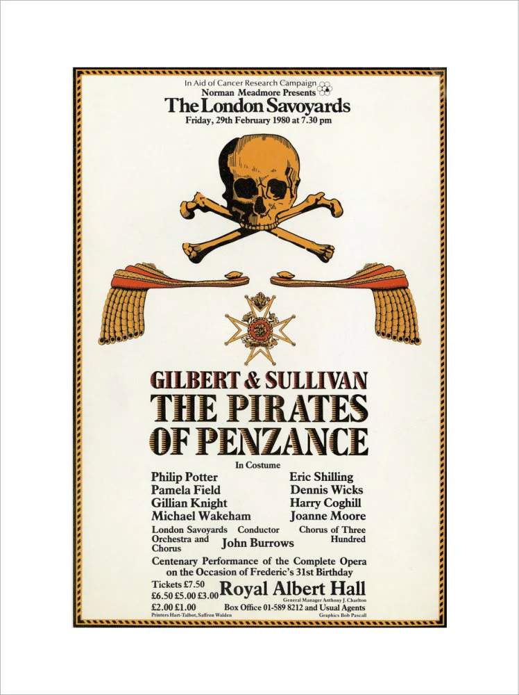 Gilbert & Sullivan's 'The Pirates of Penzance' Art Print - Image 18