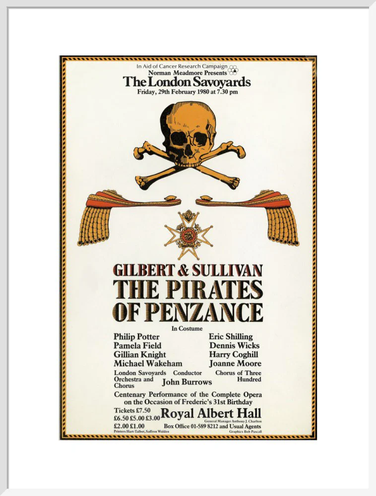 Gilbert & Sullivan's 'The Pirates of Penzance' Art Print - Image 20