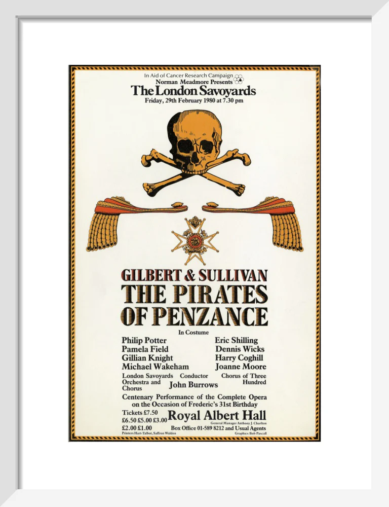 Gilbert & Sullivan's 'The Pirates of Penzance' Art Print - Image 24