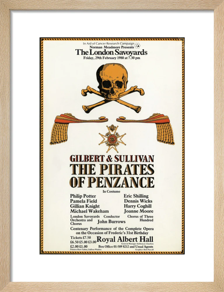 Gilbert & Sullivan's 'The Pirates of Penzance' Art Print - Image 26