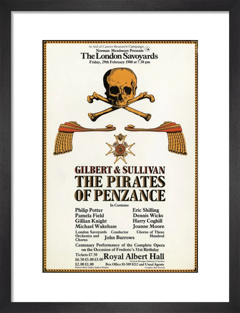 Gilbert & Sullivan's 'The Pirates of Penzance' Art Print - Image 4