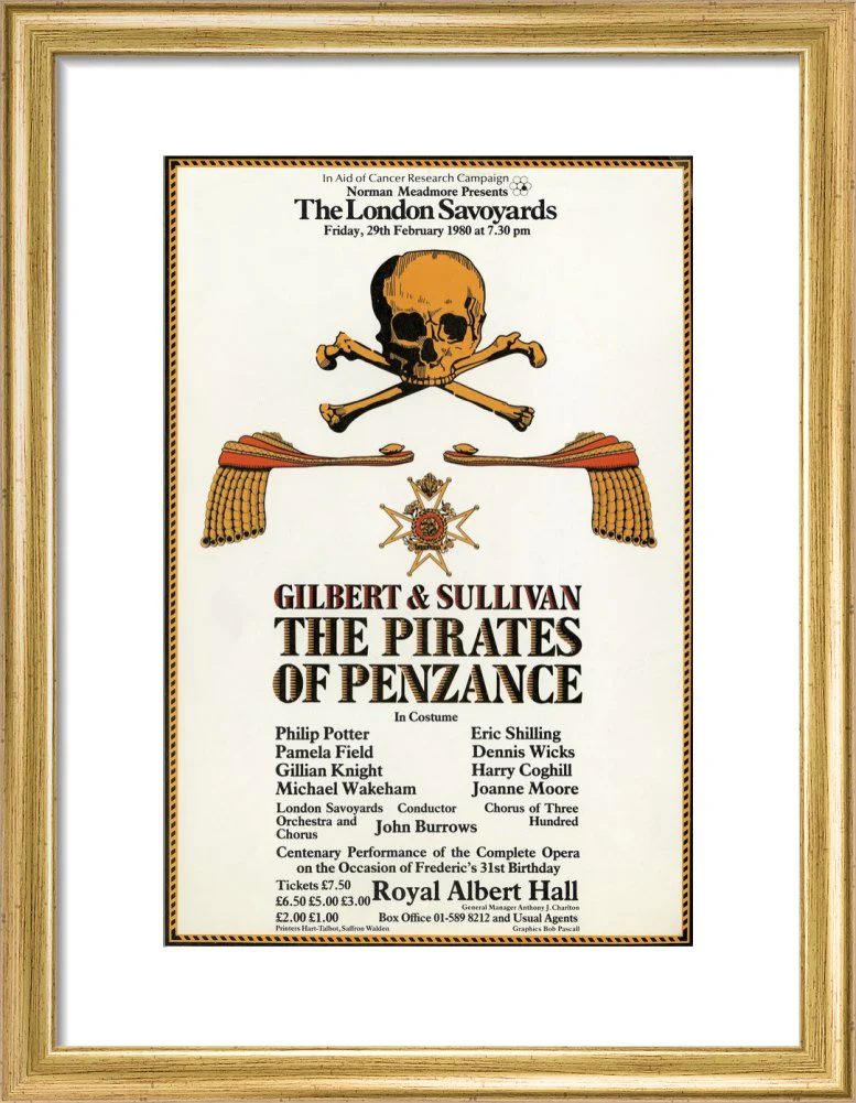 Gilbert & Sullivan's 'The Pirates of Penzance' Art Print - Image 6