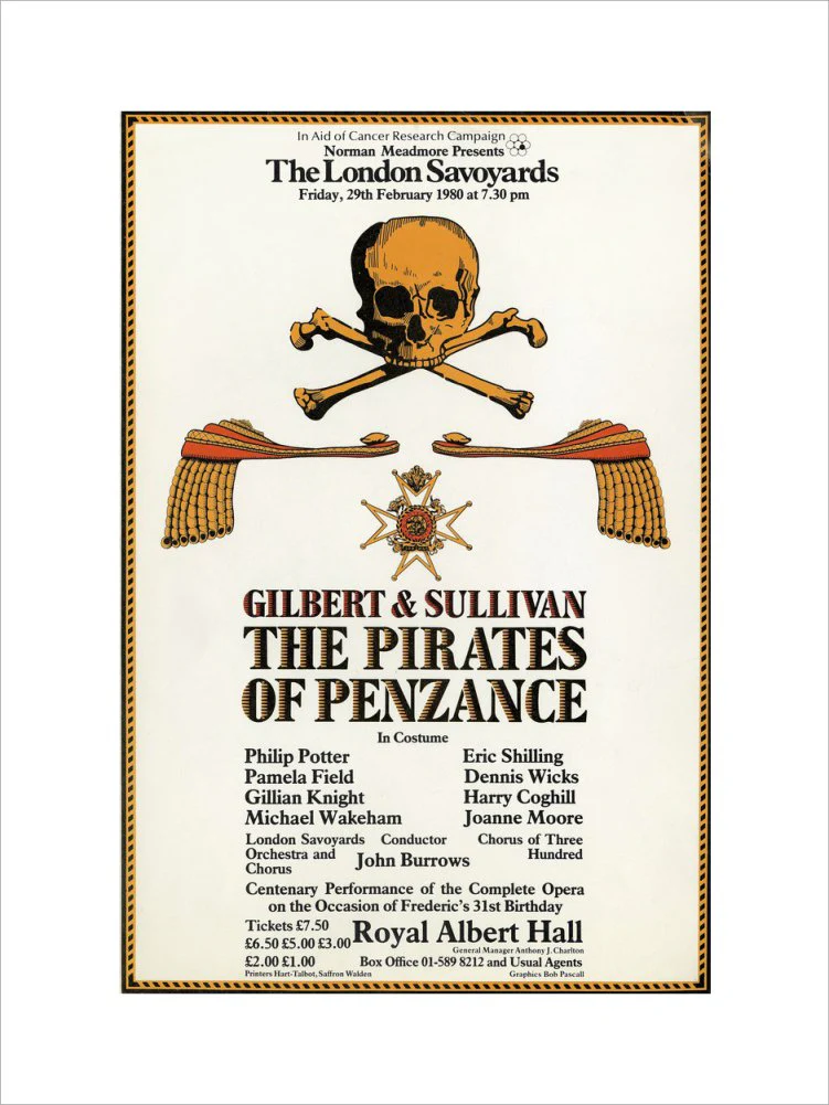 Gilbert & Sullivan's 'The Pirates of Penzance' Art Print - Image 8