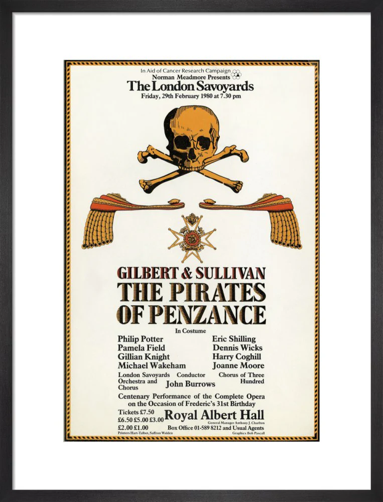 Gilbert & Sullivan's 'The Pirates of Penzance' Art Print - Image 9