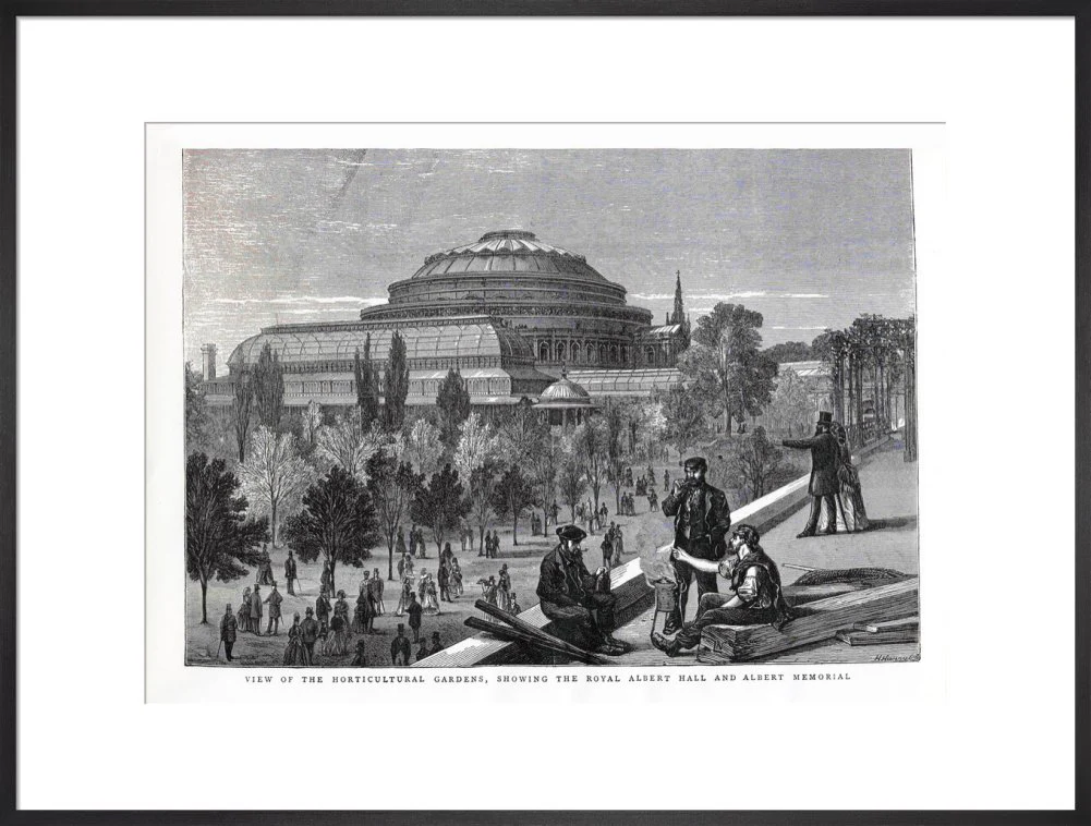 Exterior of the Royal Albert Hall from the Royal Horticultural Society Gardens Art Print - Image 19
