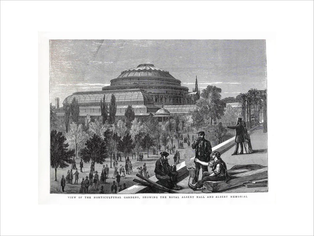 Exterior of the Royal Albert Hall from the Royal Horticultural Society Gardens Art Print - Image 23