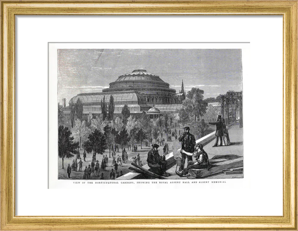 Exterior of the Royal Albert Hall from the Royal Horticultural Society Gardens Art Print - Image 25